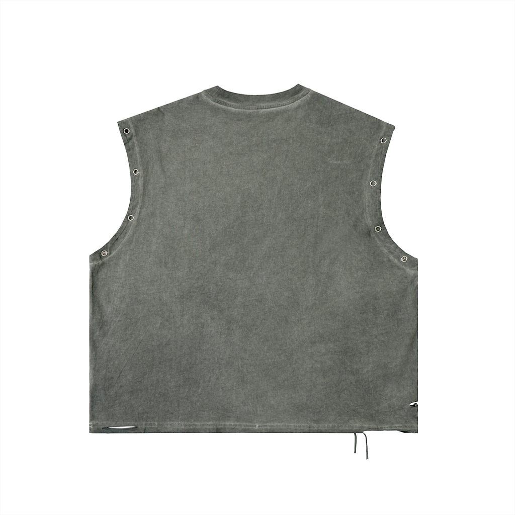 ''DRELOW''Distressed Tank Top