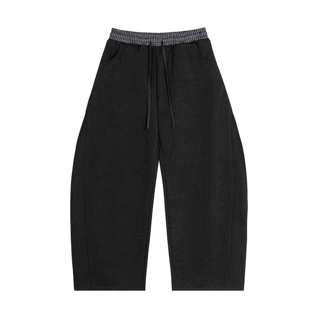 Double Waistband Barrel Sweatpants